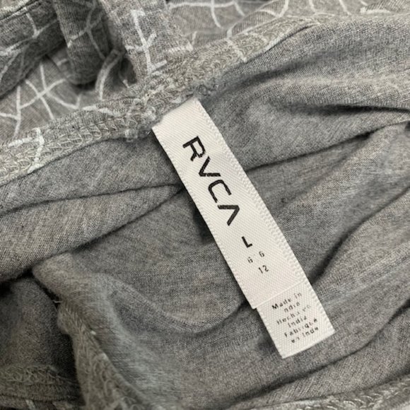 RVCA Gray Cage Style Top Size L - Picture 9 of 9
